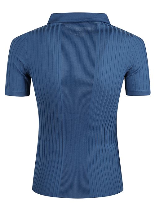 Ribbed polo shirt MIU MIU | MML02B18TWF0154